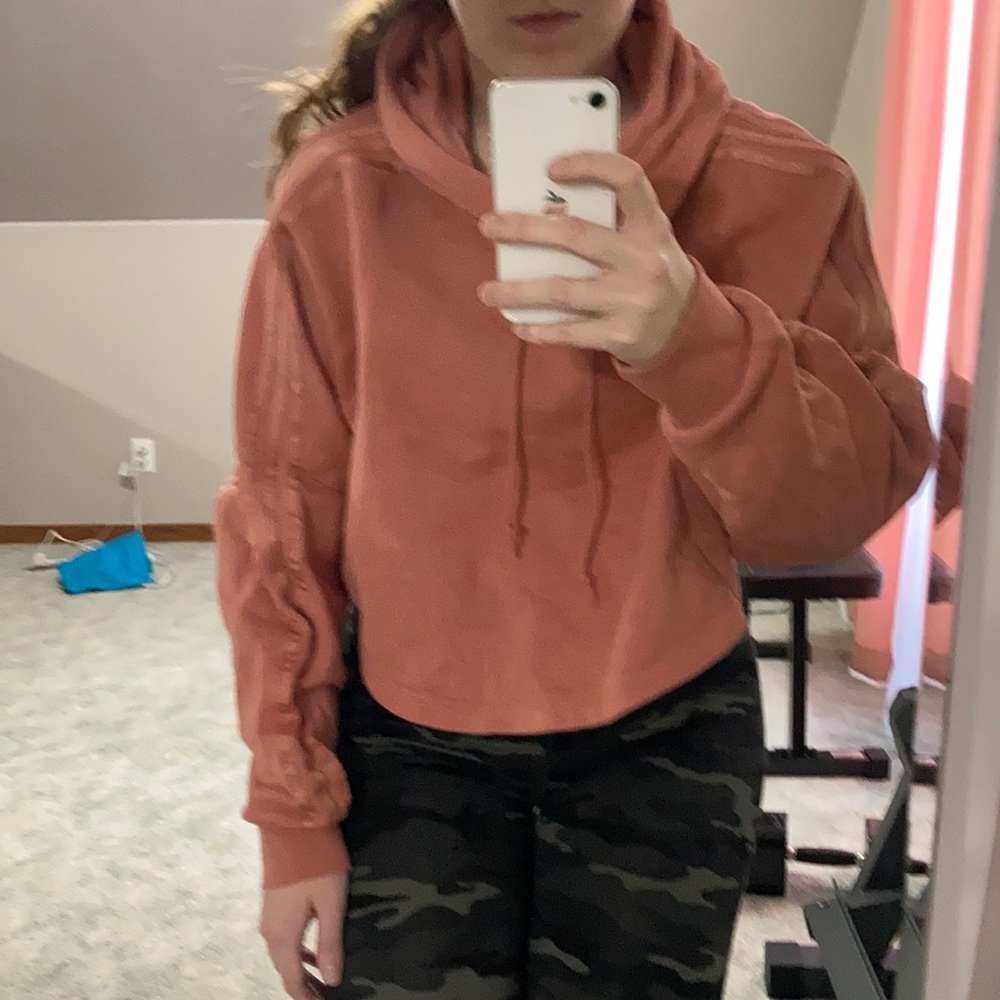 Cropped Adidas Hoodie